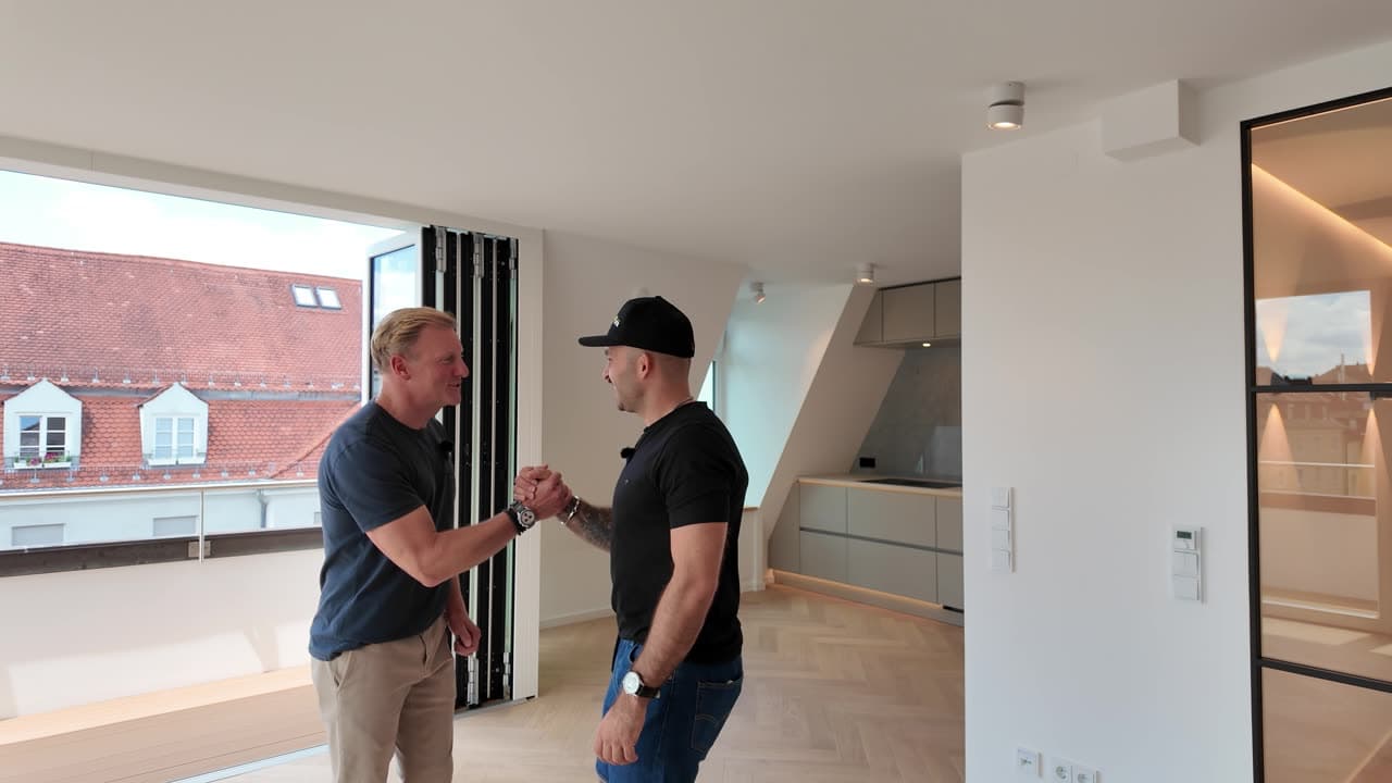 Objektfilm für USTR, Innenaufnahme einer sanierten Wohnung